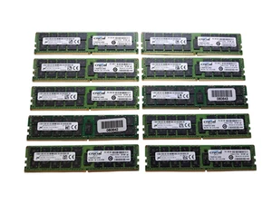 Lot of 10x Micron 16GB 2RX4 PC4-2133P-RBP-10 | DDR4 Server Memory - Picture 1 of 3