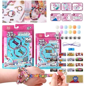 Sticki Rolls Sticki Bands, Wearable & Shareable Sticker Bracelet 80 Mini Sticker - Picture 1 of 16