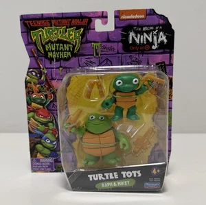 Teenage Mutant Ninja Turtles 5" Figure Mutant Mayhem Turtle Tots Raph Mikey READ - Picture 1 of 4