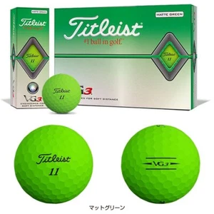 TITLEIST VG3 Golf Ball 2020 Model 1 Dozen Matte Green T3026S 12 Balls - Picture 1 of 5