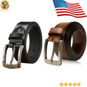 ✅Men’s belts,Full Grain Genuine Leather Casual Dress Jeans Belts for Men⭐⭐⭐⭐⭐✅ - Picture 1 of 16