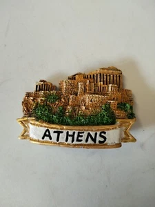 MAGNETE CALAMITA RESINA FRIGO SOUVENIR FRIDGE MAGNET ATENE GRECIA - Foto 1 di 1