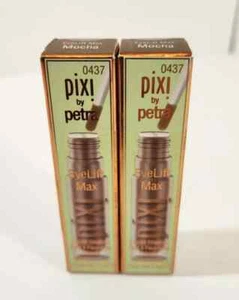 NEW SEALED LOT OF 2 Pixi By Petra Eye Lift Max Liquid Shadow #0437 Mocha 0.12 Oz - Picture 1 of 2