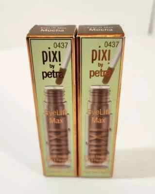 NEW SEALED LOT OF 2 Pixi By Petra Eye Lift Max Liquid Shadow #0437 Mocha 0.12 Oz - Image 1 of 2