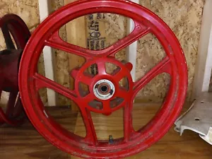 41073-1366-X4 88-07 Kawasaki EX250R Ninja 250R OEM Front Wheel Rim 16x2.15 - Picture 1 of 8