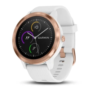 Garmin Vivoactive 3 GPS-Smartwatch weiß/roségold 43 mm (zertifiziert repariert) - Bild 1 von 17