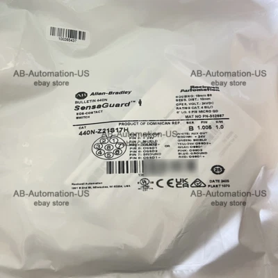 New 440N-Z21S17H Guardmaster Non Contact Switch SensaGuard