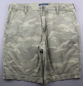 Pantalones cortos chinos Aeropostale 2018 camuflado elásticos verdes talla 32 para hombre - Imagen 1 de 8