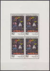 Checoslovaquia - 1972 hojas de impresión pintura artística Mi. 2064 Sc. 1810 - **MNH** - Imagen 1 de 1