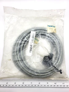 FESTO KMV-1-24DC-5-LED PLUG SOCKET W/ Cable 30941, 0212G - Picture 1 of 2