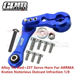 GPM Legierung Spurstange + 25T Servohorn für ARRMA Kraton Notorious Outcast Infraction - Bild 1 von 11