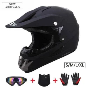 Casco para motocicleta S-XL DOT para adultos con regalos motocross ATV bicicleta de tierra MX todo terreno todo terreno - Imagen 1 de 13