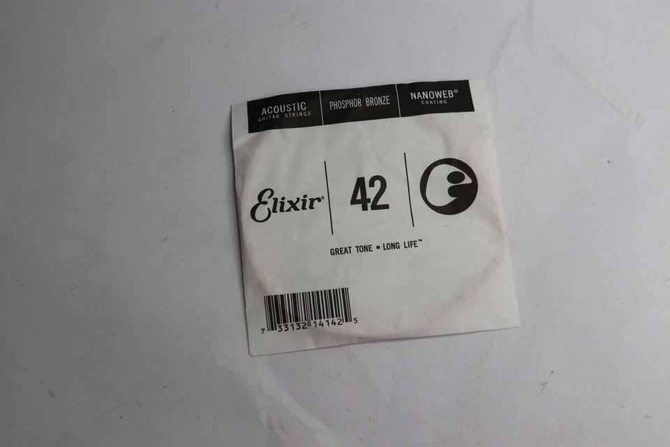 Elixir Nanoweb Single .042 Phosphor Bronze E14142 - Image 1 of 1