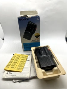 Sony M 425 Micro Cassette Recorder Dictaphone Player Boxeed With Manuals Tested - Picture 1 of 16