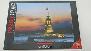 Anatolian Puzzle 1000 Piece Maiden Tower Sefik Bayram Kiz Kulesi 3125 New Sealed - Picture 1 of 4