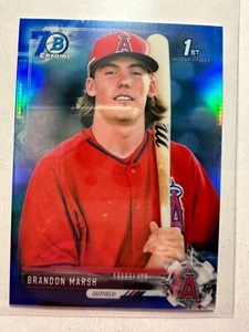 K52,325 - 2017 Bowman Chrome Mini Prospect 70th Blue #BCP241 Brandon Marsh #/70 - Picture 1 of 1