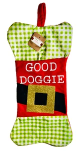 Good Doggie Pet Dog Christmas Holiday 16 Inch Stocking - Picture 1 of 1