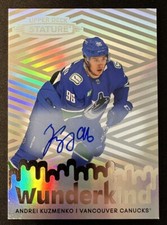 2022-23 Upper Deck Stature Wunderkind BASE AUTO #W-40 Andrei Kuzmenko