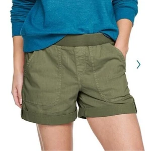 NWT Sonoma Easy Pull-On 5" Utility Shorts Green Size 4X - Picture 1 of 1