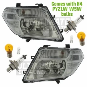Fits Nissan Navara D40 Pickup 2010-2016 Headlights Headlamps 1 Pair With Bulbs - Picture 1 of 4