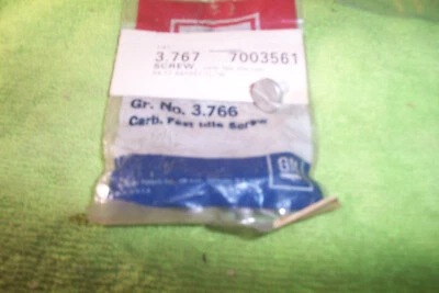 Nuevo de Lote Antiguo Chevrolet, Buick, Pontiac, Olds 1949-77 Tornillo de Leva Ralentí Rápido #7003561 Foto 1 de 2