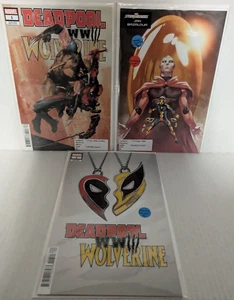 DEADPOOL WOLVERINE WWIII 1-3B Complete Set Free Ship See Below 4 Deals - Picture 1 of 4