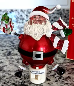 Living Home Christmas Santa Night Light Acrylic Figurine 5.6" Tall - Picture 1 of 8