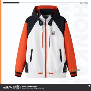 Chaqueta Oficial Honkai Impact 3 Kiana Kaslana Abrigo con Cremallera Sudadera con Capucha Unisex Informal Prendas para el torso - Imagen 1 de 12
