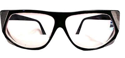 Monturas de gafas de colección años 60-70 YSL Yves Saint Laurent negras/mosaico con forma única Foto 1 de 4