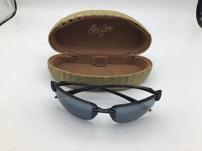 Maui Jim Sunglasses MJ Sport MJ-407-02 Ho'okipa Blk 64-17-130 Plastic Japan U5 - Image 1 of 4
