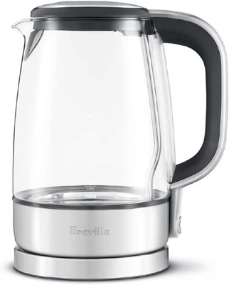 Hervidor de agua eléctrico Breville Crystal Clear BKE595XL - Caldera de agua eléctrica de vidrio de 1,7 L Foto 1 de 4