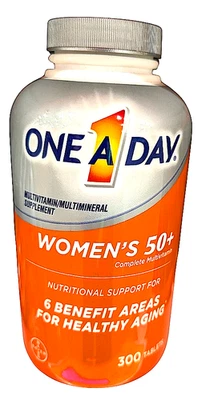 Мультивитамины One A Day Women's 50+ Healthy Advantage 300 таблеток срок годности 08/2026 - Изображение 1 из 4