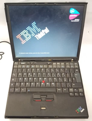 IBM Thinkpad X41 Notebook Pentium M 1.5ghz 1gb ram DVD docking seriale parallela - Imagen 1 de 4