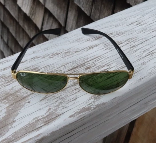 RAR Vintage Herren Ray-Ban Rayban Sonnenbrille RB3386 Italy Sammlerstück ANSEHEN WOW - Bild 1 von 4