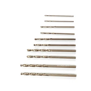 10 Pc HSS M35 Cobalt Drill Bits 1mm 1.5mm 2mm 2.5mm 3mm Used For Stainless-Steel - Picture 1 of 21
