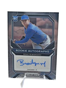 2021 Panini Prizm #RA-BM Brailyn Marquez Rookie Autografi Auto Cubs (LS) - Foto 1 di 2
