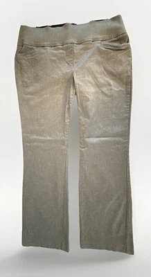 女式 Apt. 9 直腿弹力盐/胡椒多比拉裤 XL 码 — 第 1/4 张图片