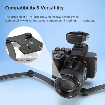 MFDB Double Head Macro Flash Holder Rack for MF12-DK1 Photography Equipment - Image 1 of 4