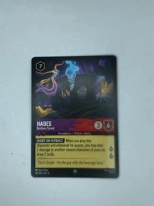 Disney Lorcana TCG Reign of Jafar Hades Ruthless Tyrant 48/204 Non-foil - Picture 1 of 2
