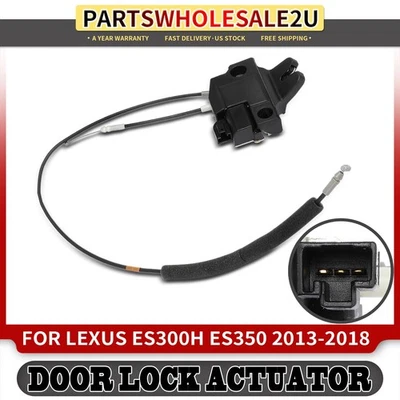 Rear Side Door Lock Actuator for Lexus	ES350 ES300h 2013-2018 Sedan 6460033180 - Image 1 of 4