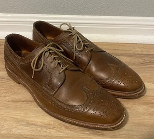 Zapatos de vestir Allen Edmonds MacNeil 5 marrón punta de ala brogue derby para hombre 13 C - Imagen 1 de 9