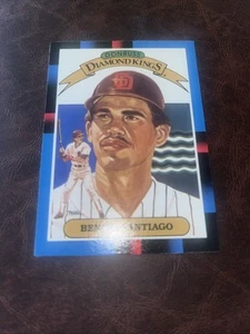 1988 Donruss - Diamond Kings #3 Benito Santiago San Diego Padres - Picture 1 of 2