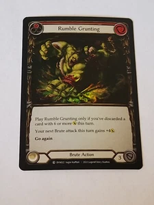 Rumble Grunting foil (Red) Dynasty NM Flesh And Blood - Picture 1 of 1