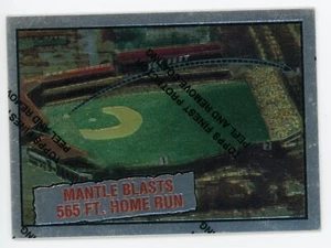 1997 Topps Mickey Mantle Commemorative 1961 565 Ft Home Run #30 Yankees - Picture 1 of 1