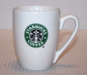 STARBUCKS White w/Green Logo 2007 10.2 fl oz Coffee/Tea  Cup Mug FREE Shipping! - Bild 1 von 6