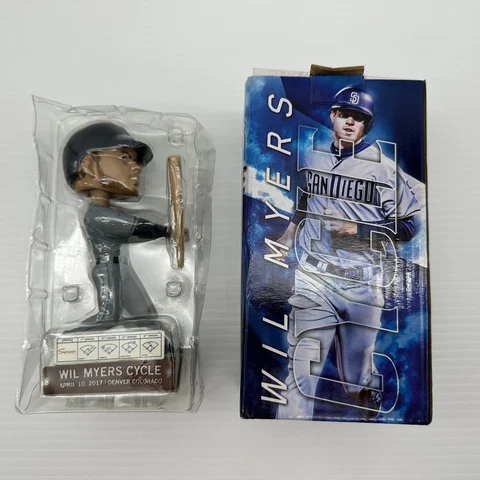 2017 San Diego Padres Wil Myers Commemorative Cycle Bobblehead *New in Box* Cover