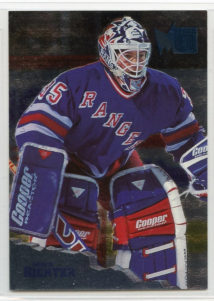1995-96 Fleer Metal Hockey - #98 - Mike Richter - New York Rangers - Image 1 of 1