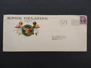 NY: Johnstown 1935 Knox Gelatin Multicolored Legal Size Advertising Cover - Bild 1 von 2