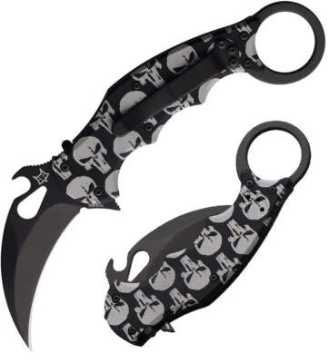 Cuchillo Plegable Fox Linerlock 2.5 Bohler N690 Hoja Karambit Acero Mango Aluminio Foto 1 de 3