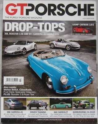 GT Purely Porsche magazine July 2009 featuring Boxster ,Carrera, 356 - Image 1 of 3